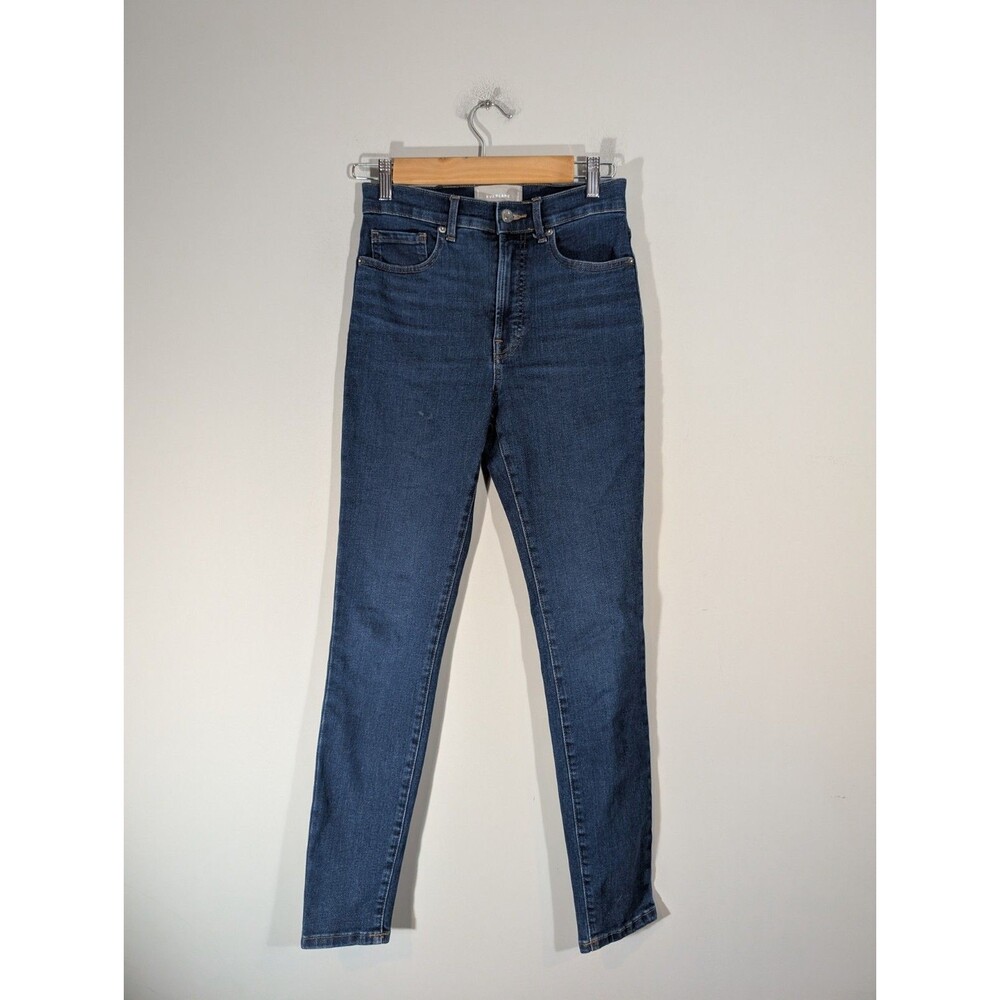 Everlane Womens Blue High Rise‎ Skinny Jeans Sz 26 Minimalist Capsule Classic